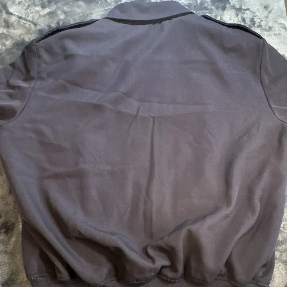 Defense Logistics Agency USAF Men’s Blue Full Zip Jacket Removable Liner 44R